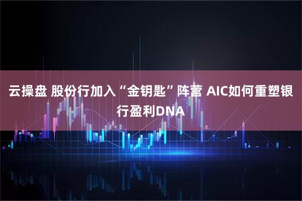云操盘 股份行加入“金钥匙”阵营 AIC如何重塑银行盈利DNA